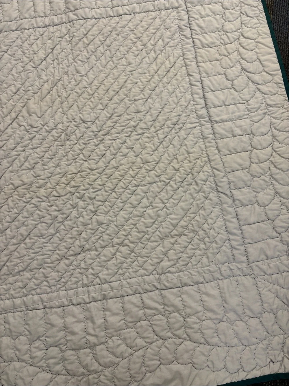 HAND SEWN AMISH QUILT 52” square